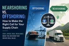 Nearshoring vs Offshoring: How to Make the Right Call for Your Supply Chain