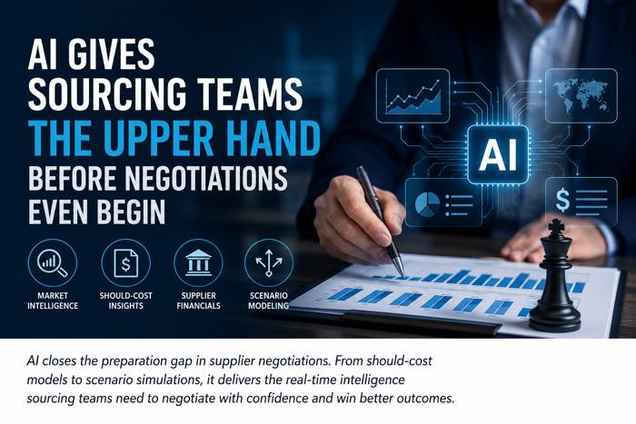 How AI Gives Sourcing Teams the Upper Hand Before Negotiations Even Begin